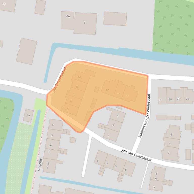 Kaart van postcodegebied 4209CB.