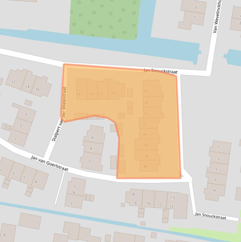 Kaart van postcodegebied 4209CC.