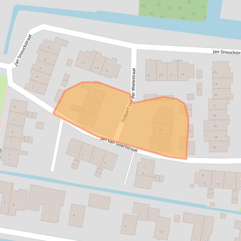 Kaart van postcodegebied 4209CD.