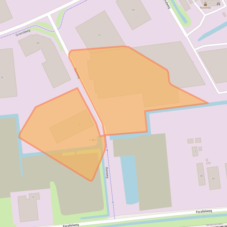 Kaart van postcodegebied 4209DA.