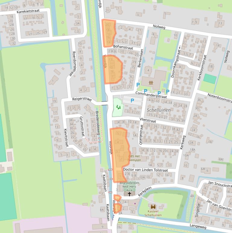 Kaart van postcodegebied 4209SB.