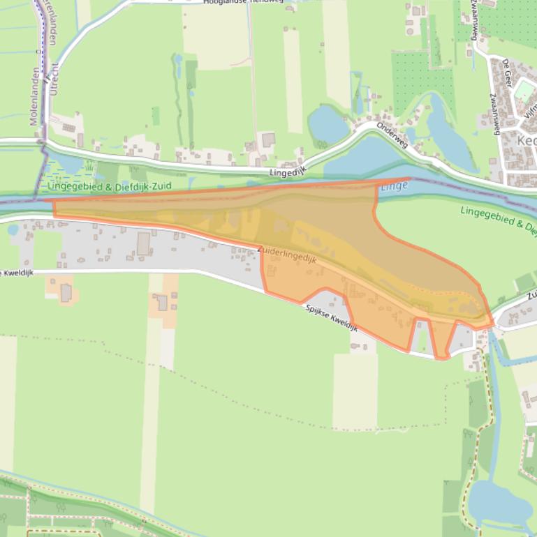 Kaart van postcodegebied 4211BA.