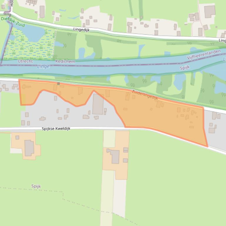 Kaart van postcodegebied 4211BB.