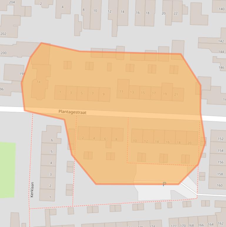 Kaart van postcodegebied 4211BT.