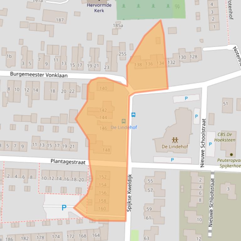 Kaart van postcodegebied 4211CV.