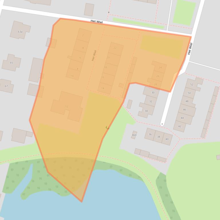 Kaart van postcodegebied 4213CL.