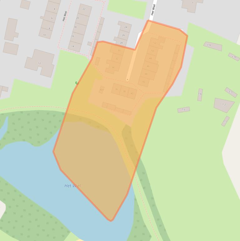 Kaart van postcodegebied 4213CM.