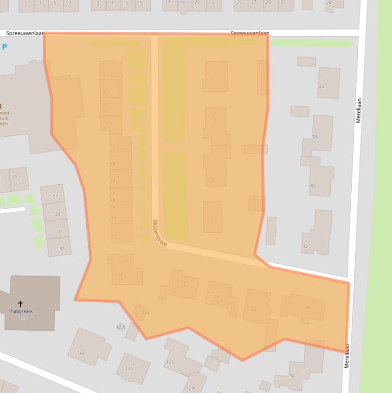 Kaart van postcodegebied 4214DM.