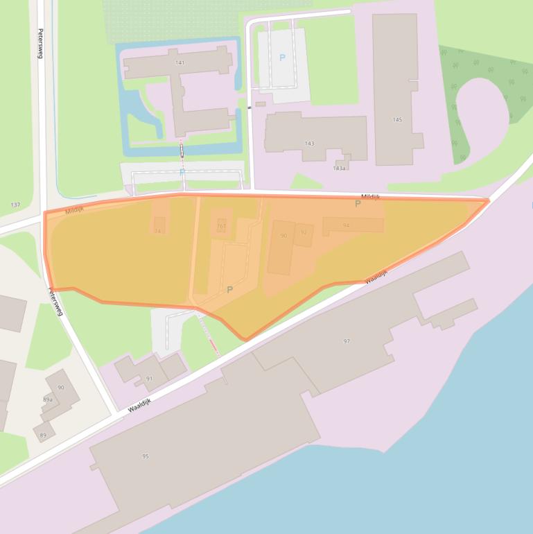 Kaart van postcodegebied 4214DT.