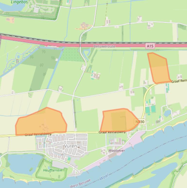 Kaart van postcodegebied 4214EW.