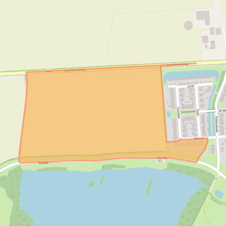 Kaart van postcodegebied 4214GD.