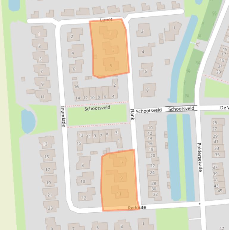 Kaart van postcodegebied 4214GE.