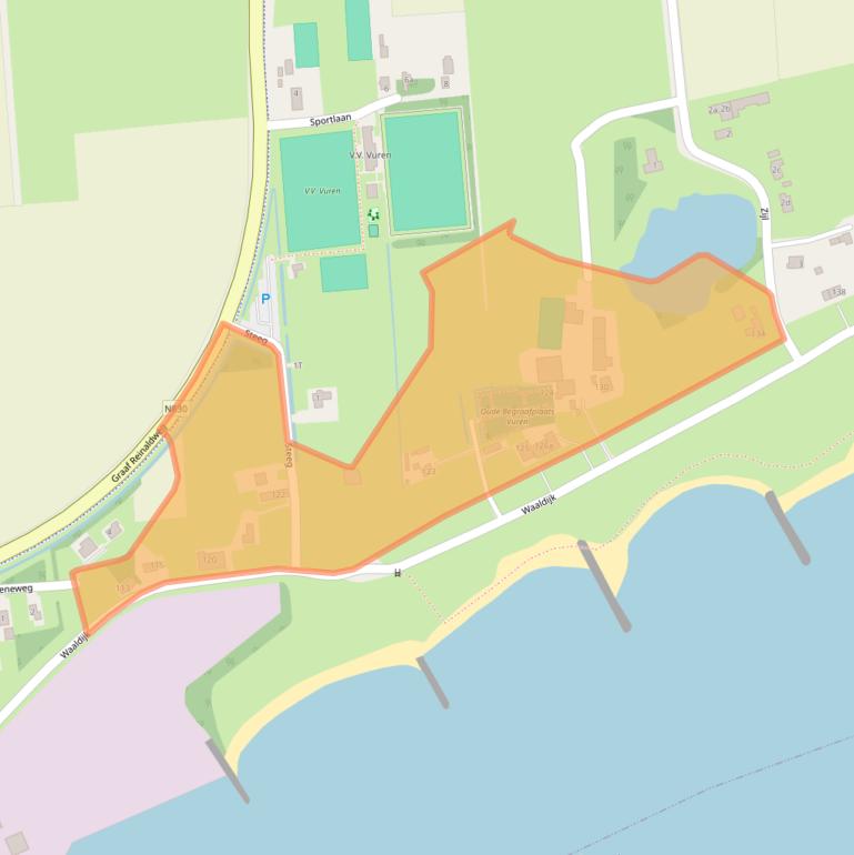 Kaart van postcodegebied 4214LD.