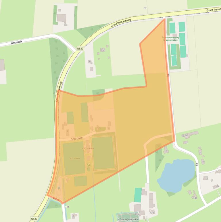 Kaart van postcodegebied 4214LJ.