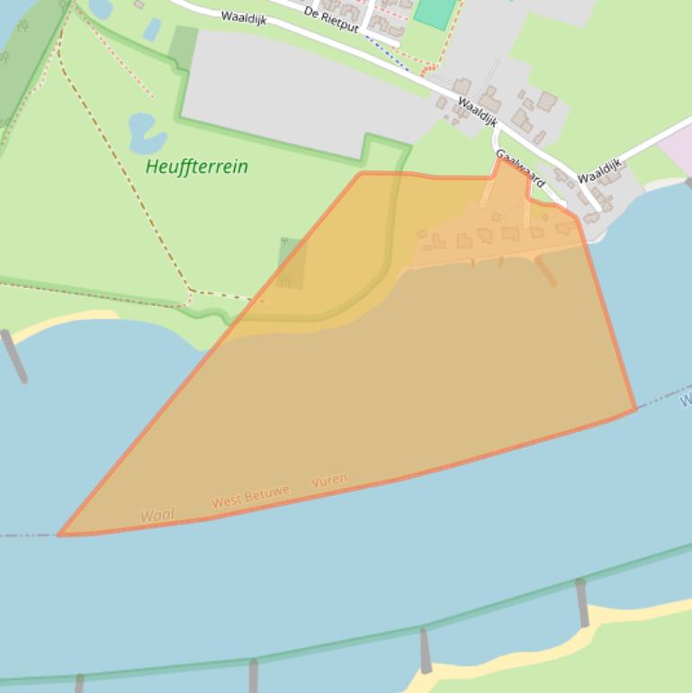 Kaart van postcodegebied 4214LN.