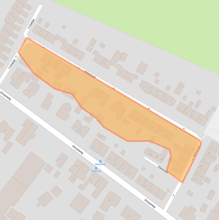 Kaart van postcodegebied 4221LX.