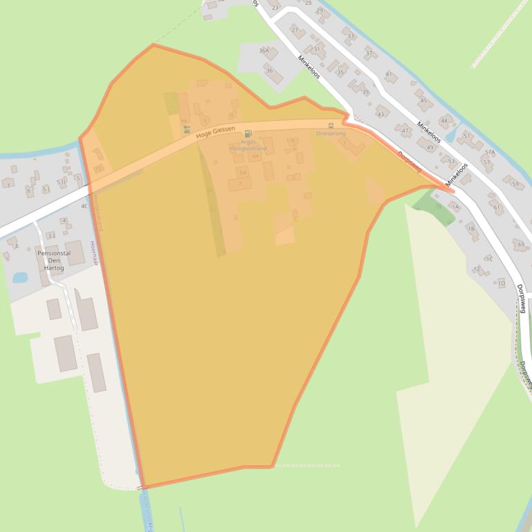 Kaart van postcodegebied 4221MA.