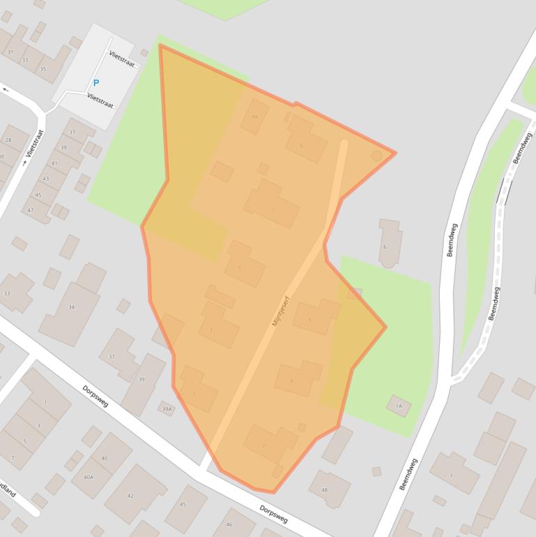 Kaart van postcodegebied 4221MH.