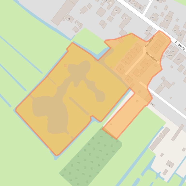 Kaart van postcodegebied 4221MJ.