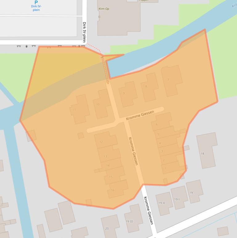 Kaart van postcodegebied 4223MA.