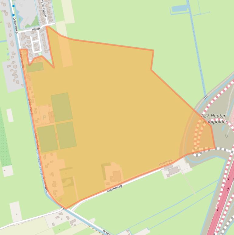 Kaart van postcodegebied 4223MG.