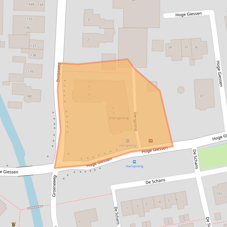 Kaart van postcodegebied 4223MM.