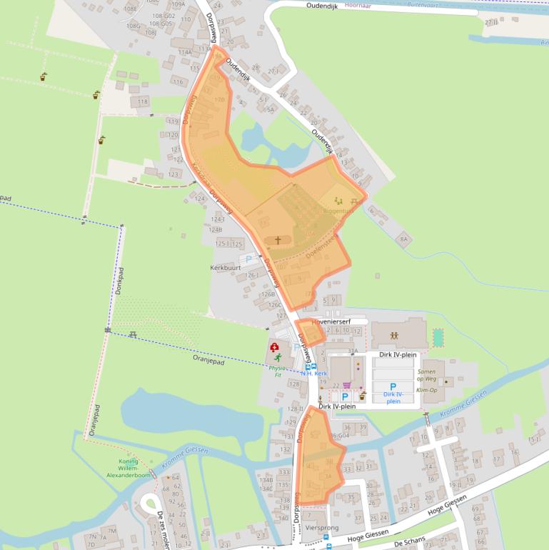 Kaart van postcodegebied 4223NA.