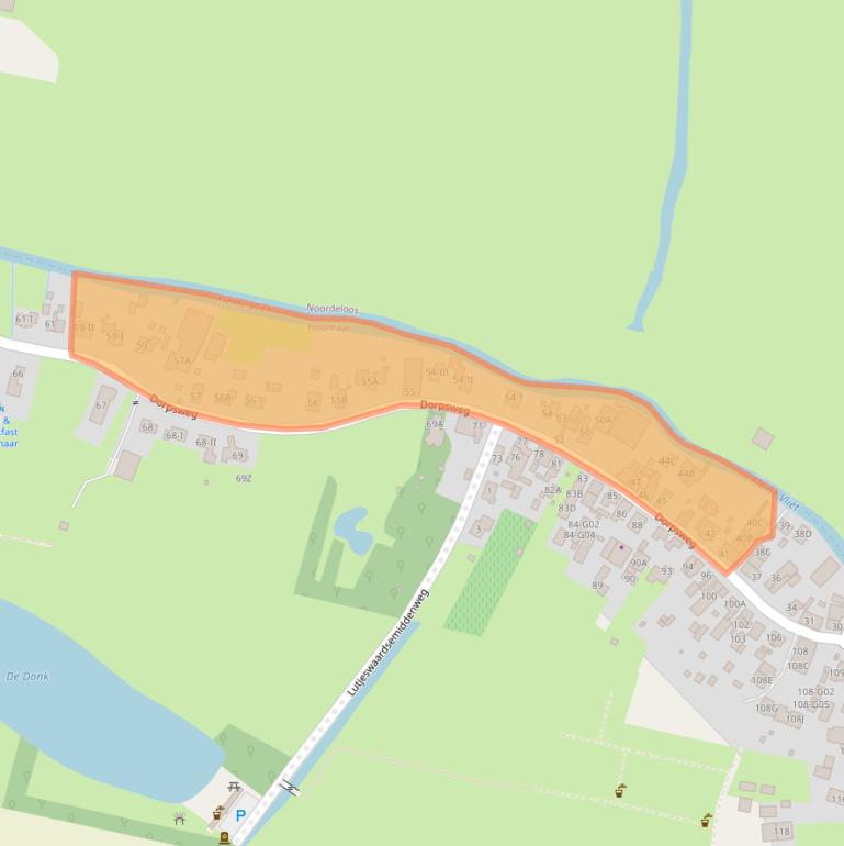 Kaart van postcodegebied 4223NC.