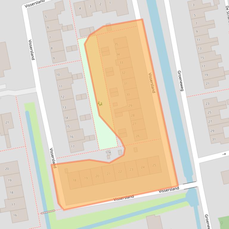 Kaart van postcodegebied 4223NP.