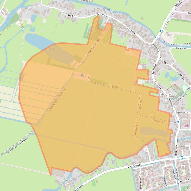 Kaart van postcodegebied 4223NZ.