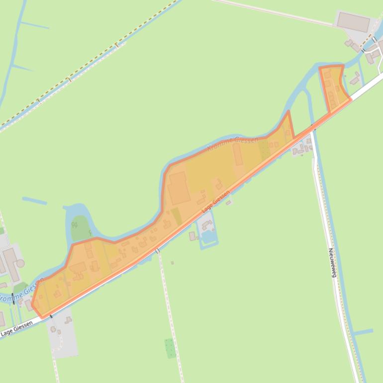 Kaart van postcodegebied 4223SH.