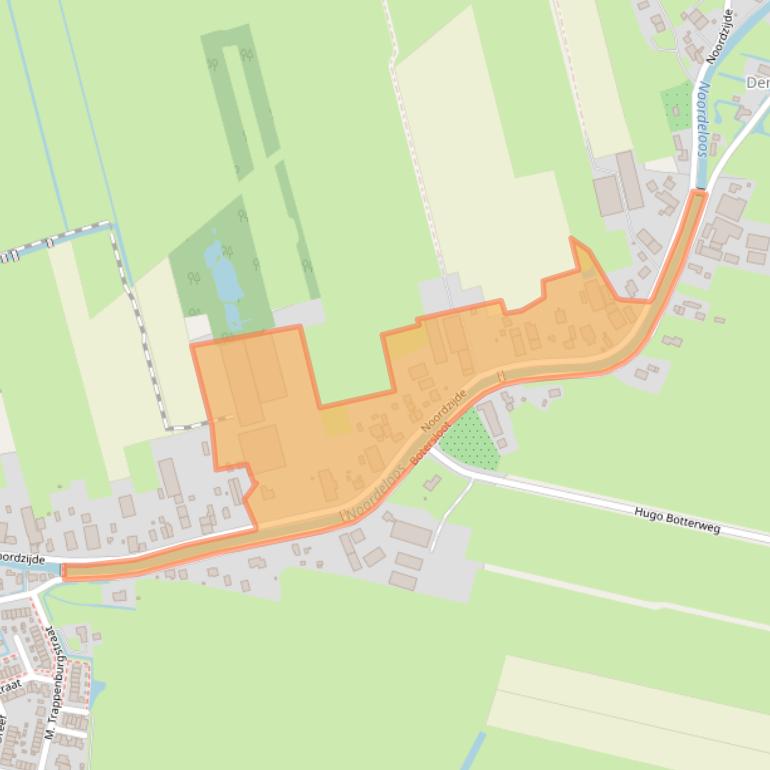 Kaart van postcodegebied 4225PL.