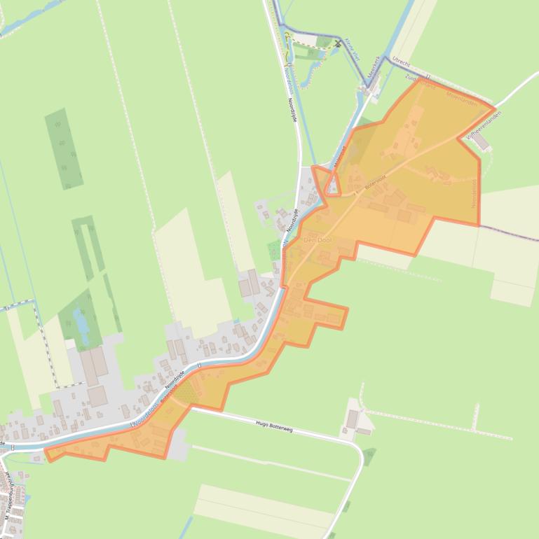 Kaart van postcodegebied 4225PS.