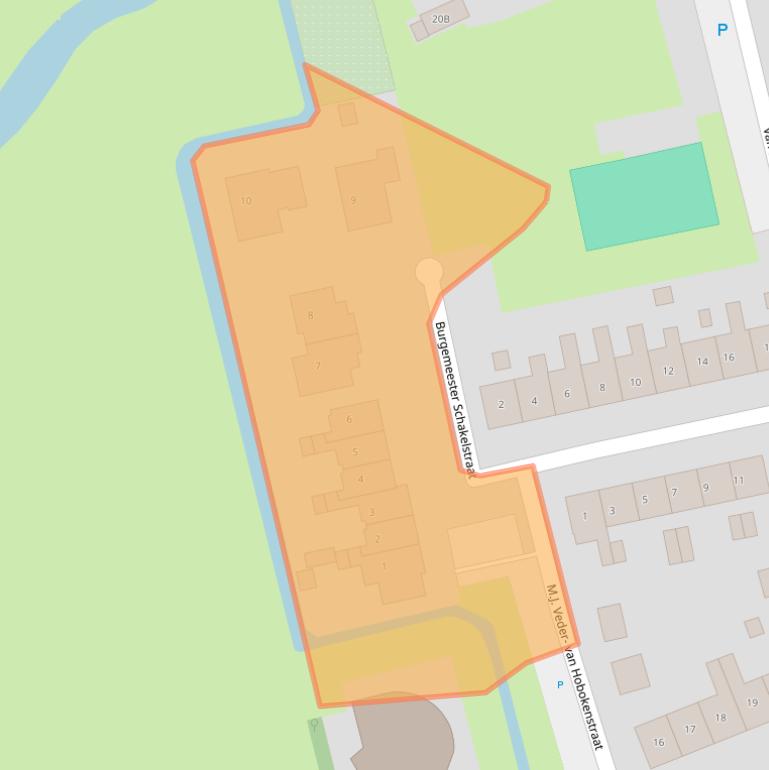 Kaart van postcodegebied 4225RP.