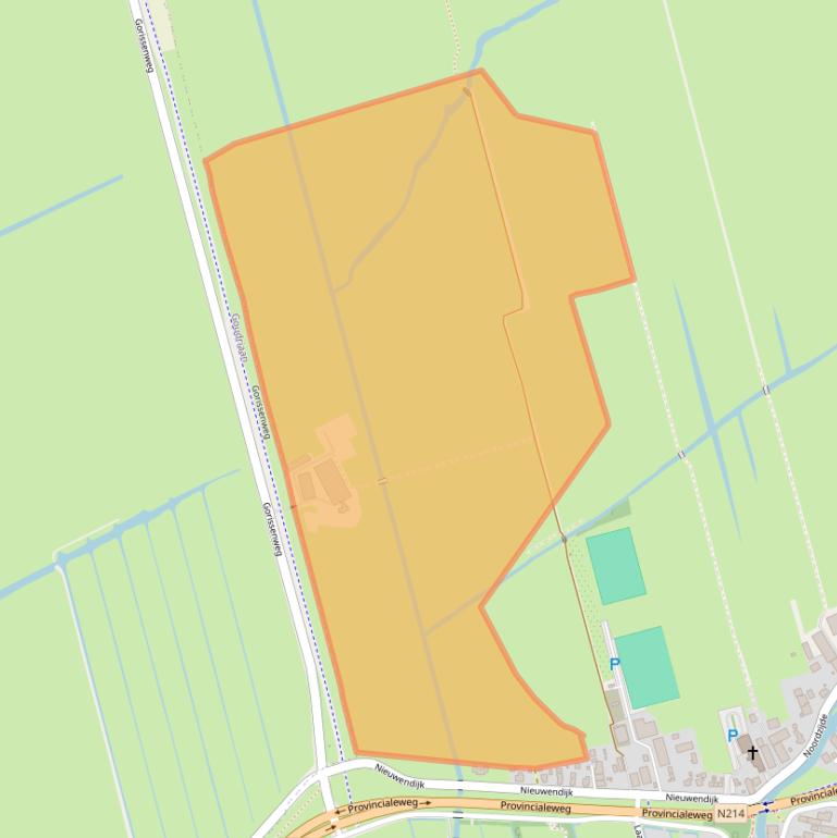 Kaart van postcodegebied 4225ST.