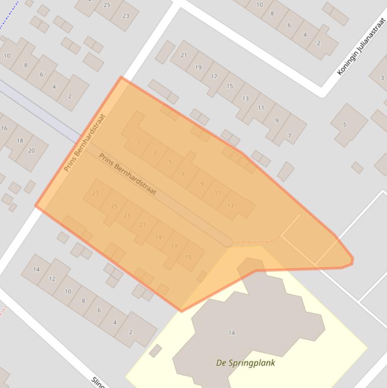 Kaart van postcodegebied 4231AH.