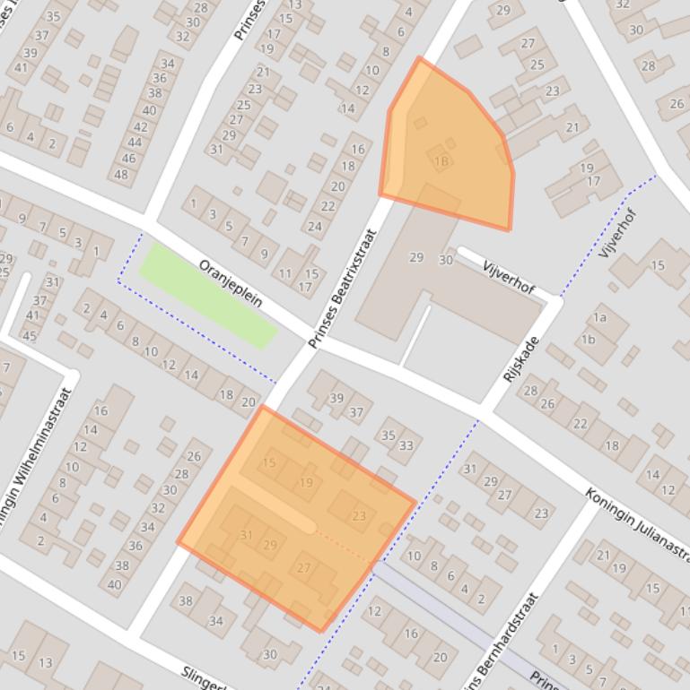 Kaart van postcodegebied 4231AM.