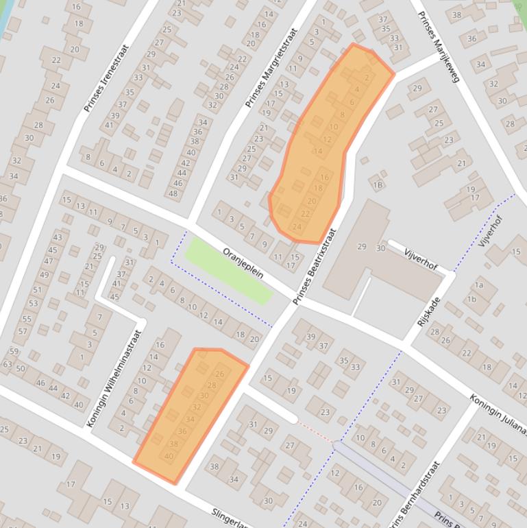 Kaart van postcodegebied 4231AN.