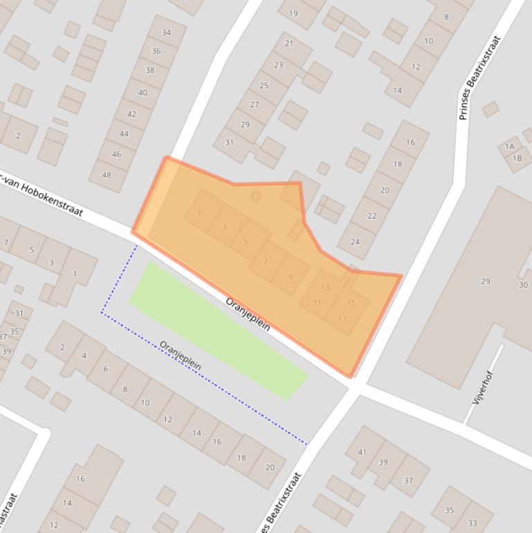 Kaart van postcodegebied 4231AP.