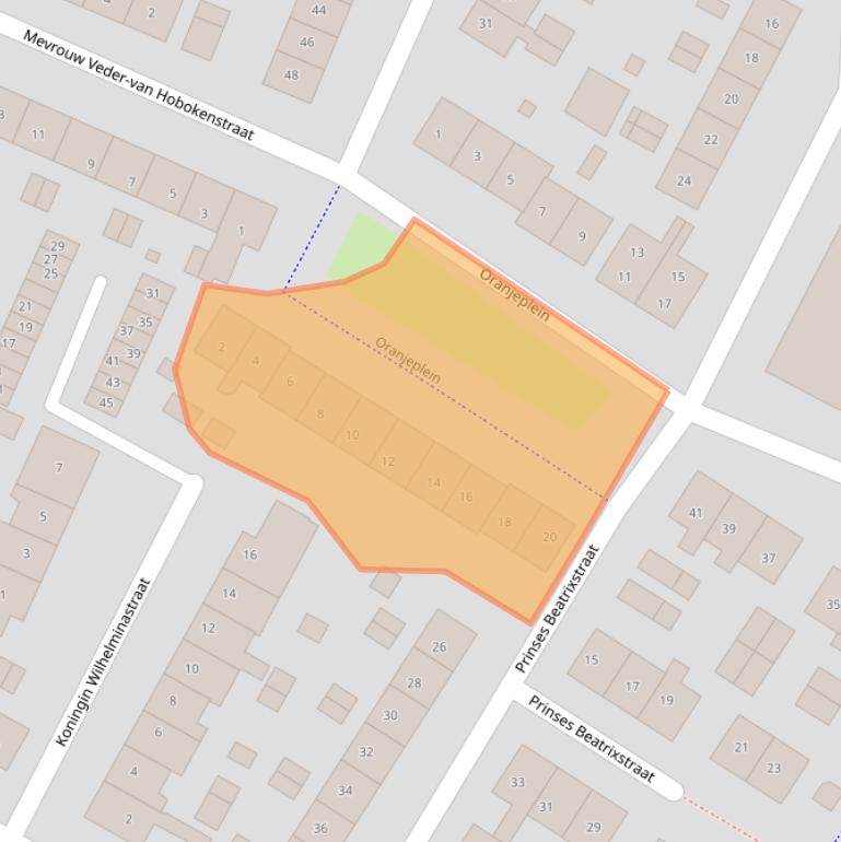 Kaart van postcodegebied 4231AR.