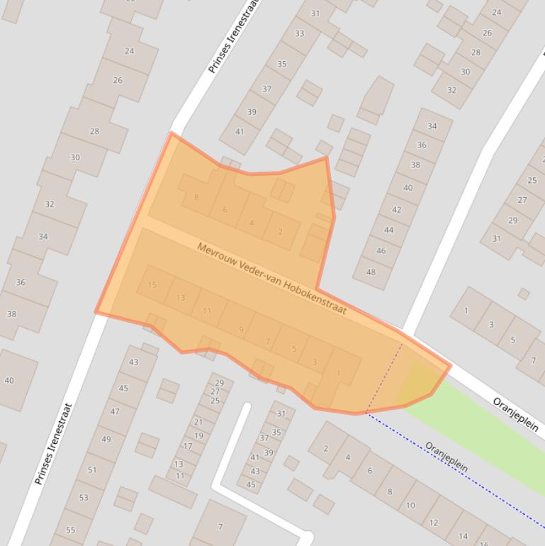 Kaart van postcodegebied 4231AS.