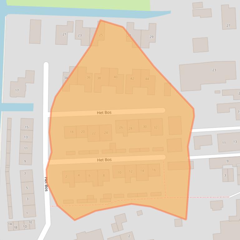 Kaart van postcodegebied 4231BN.