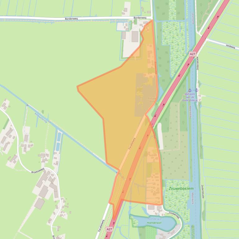 Kaart van postcodegebied 4231CC.