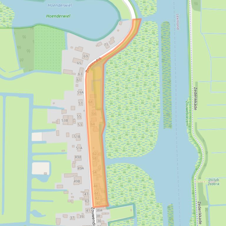 Kaart van postcodegebied 4231CG.