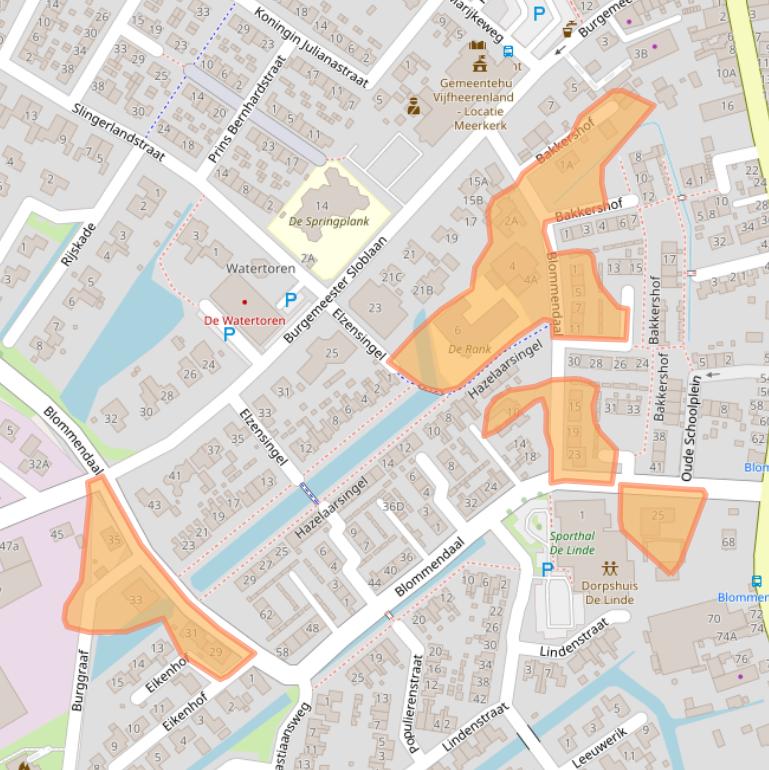 Kaart van postcodegebied 4231DC.