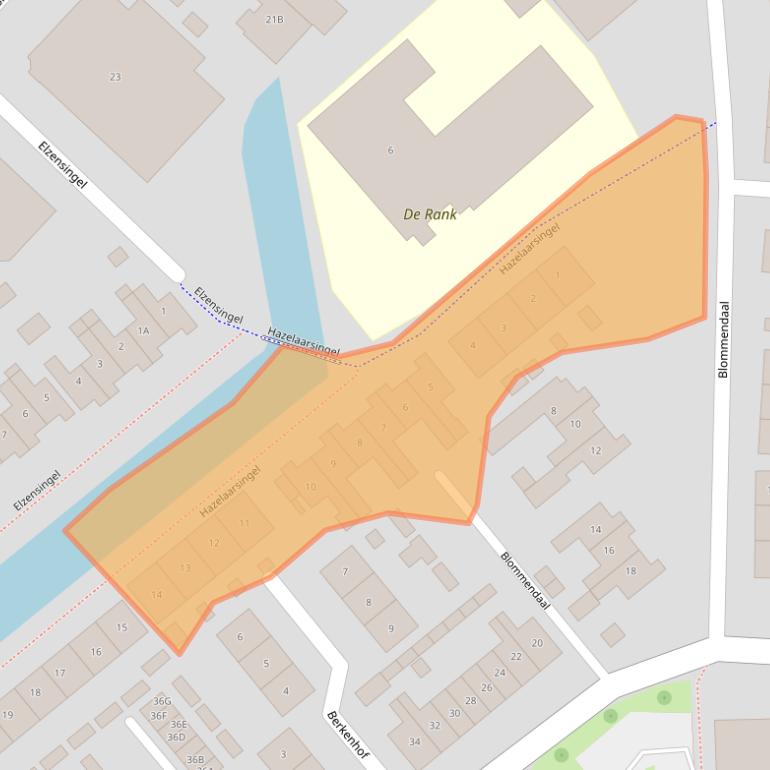 Kaart van postcodegebied 4231DK.