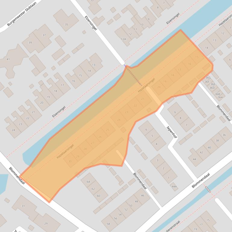 Kaart van postcodegebied 4231DL.