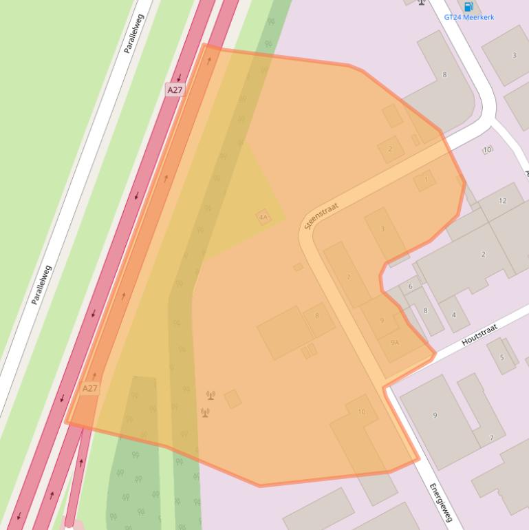 Kaart van postcodegebied 4231DR.