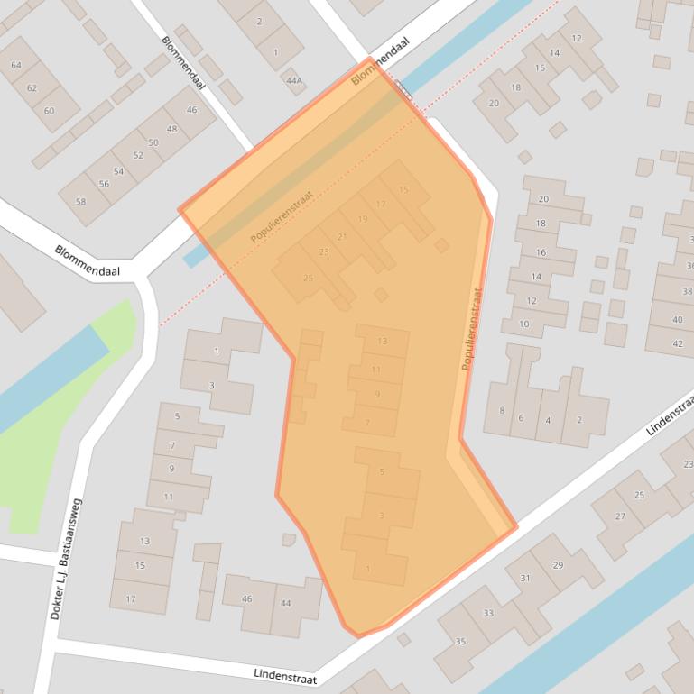 Kaart van postcodegebied 4231DW.