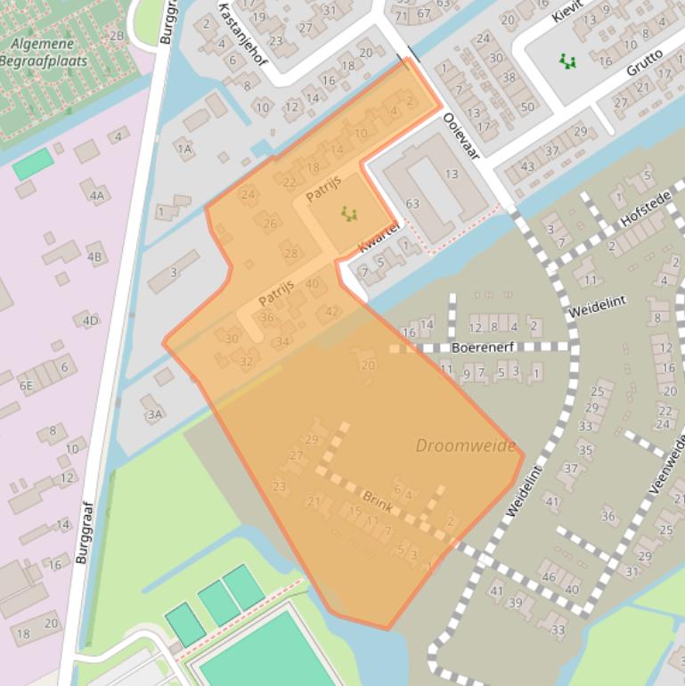 Kaart van postcodegebied 4231EH.